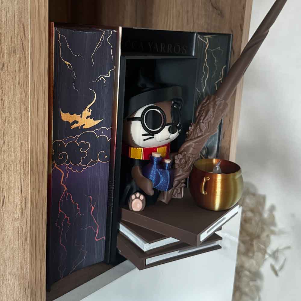 Magier Otter Book Nook – Magischer Regal Einsatz