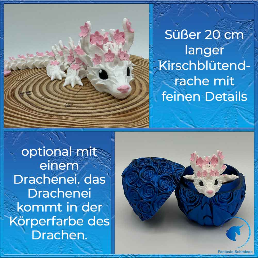 Kirschblütendrache Baby (optional im Drachenei)