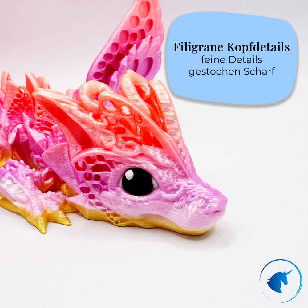 Beweglicher Baby-Feenwolf Drache