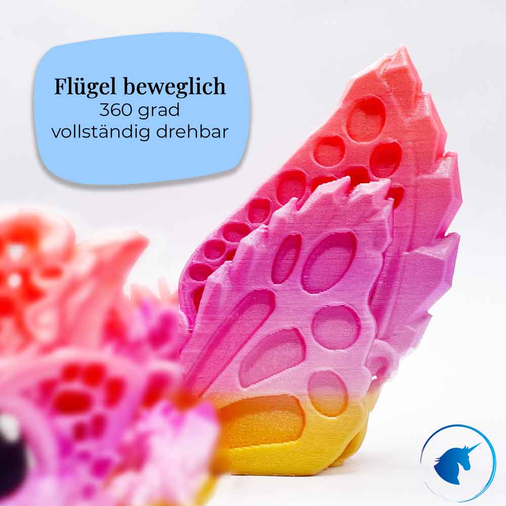Beweglicher Baby-Feenwolf Drache
