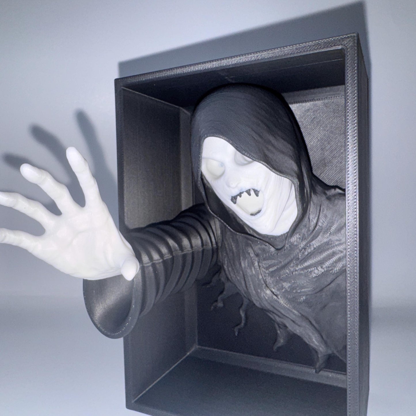 Void Reaper Book Nook - Gothic Bücherregal Einsatz mit Sensenmann