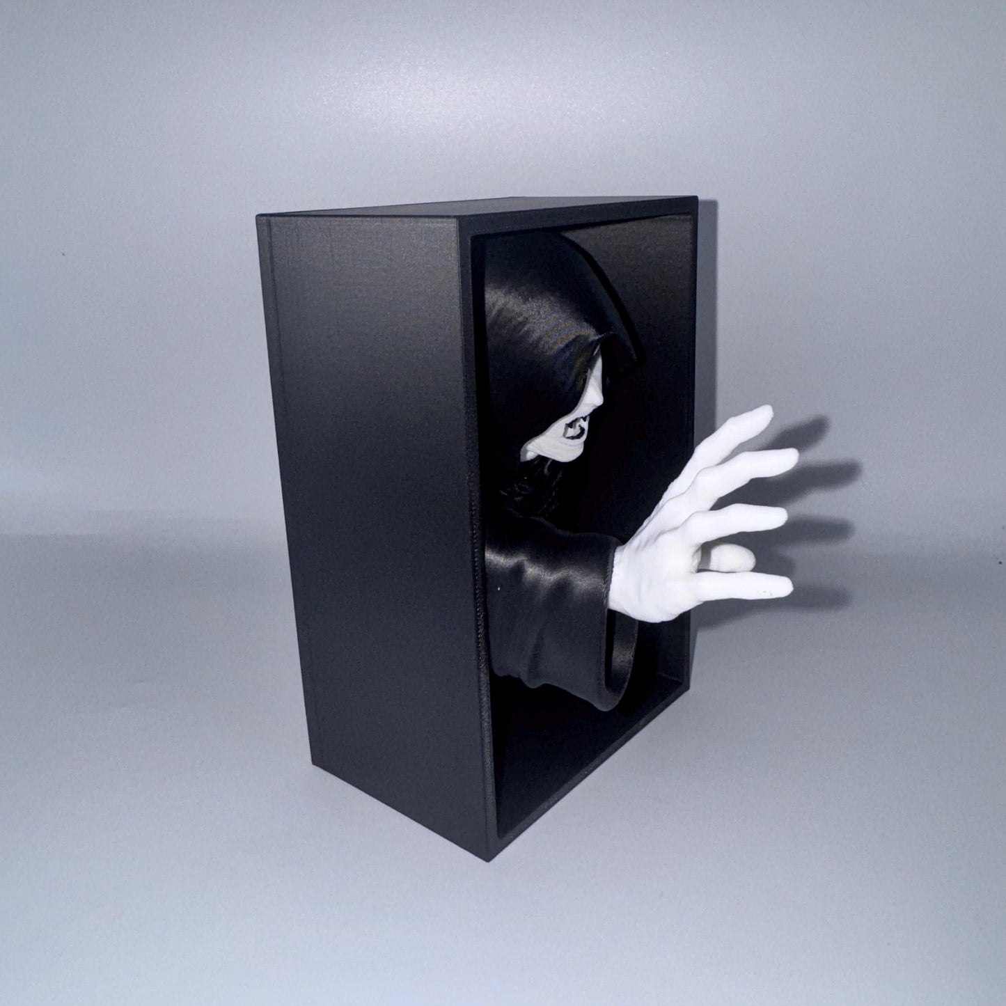 Void Reaper Book Nook - Gothic Bücherregal Einsatz mit Sensenmann