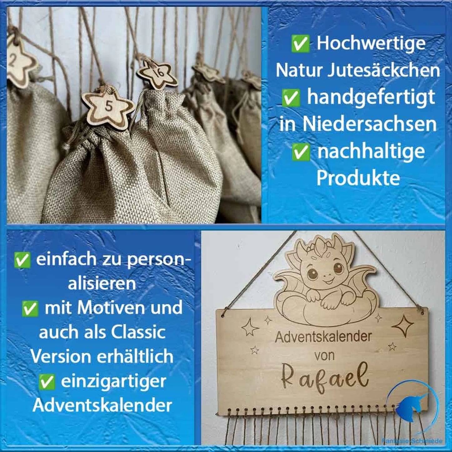 Adventskalender zum selbst befüllen