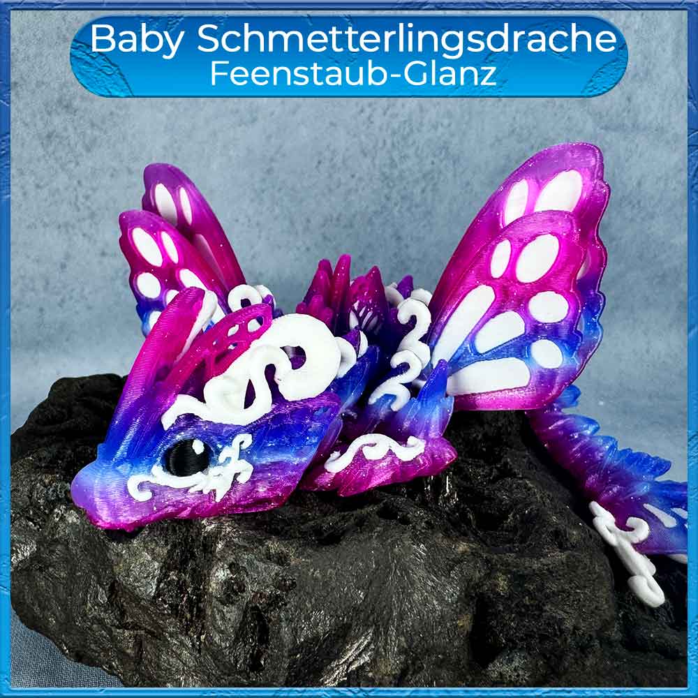 Schmetterling Drache auf einem Stein