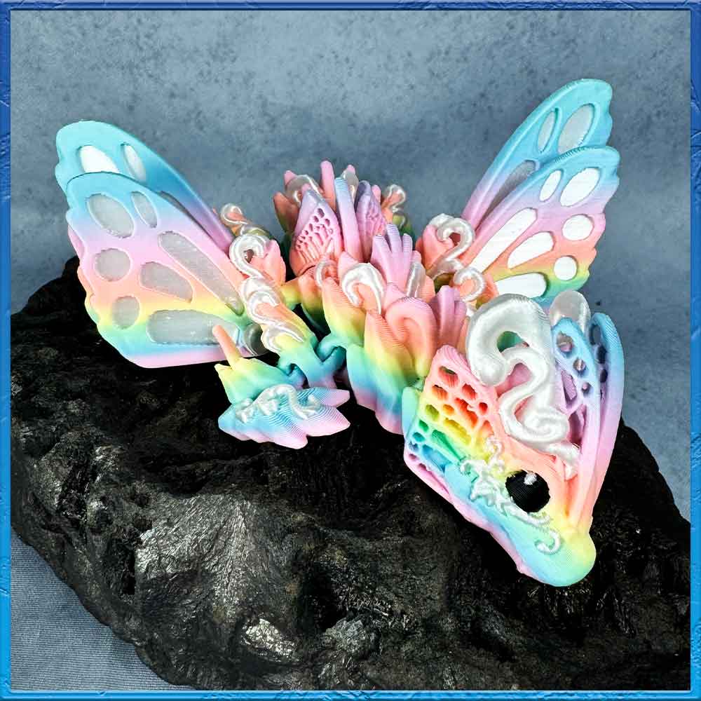 Baby Schmetterlingsdrache - Märchenhafter Regenbogen