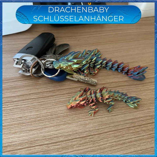 Babydrache als Schlüsselanhänger