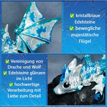 Wolfsdrache aus verschiedenen Perspektiven