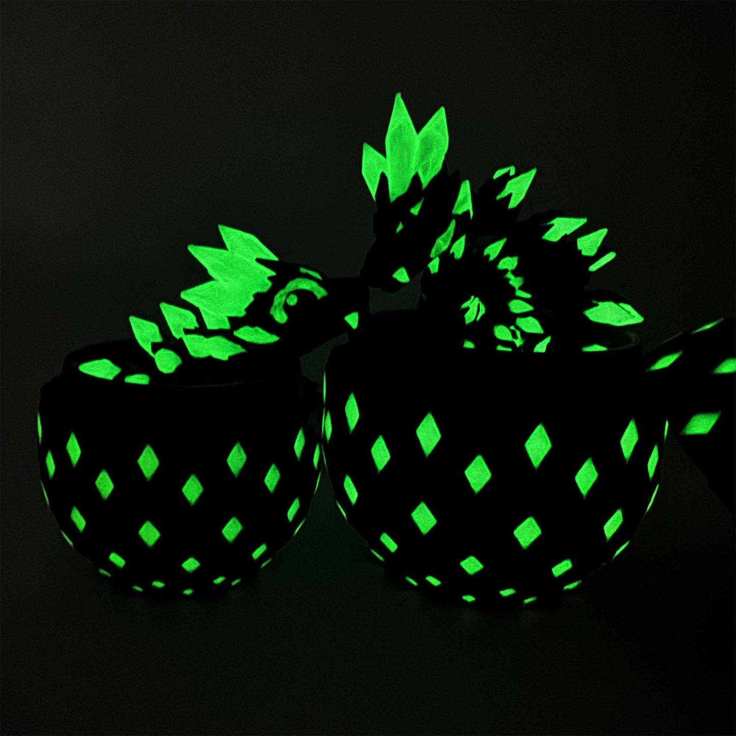 Flexibler Kristalldrache - Glow in the Dark Galaxy Nachtleuchtend