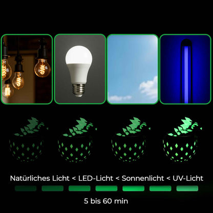 Flexibler Kristalldrache - Glow in the Dark Galaxy Nachtleuchtend