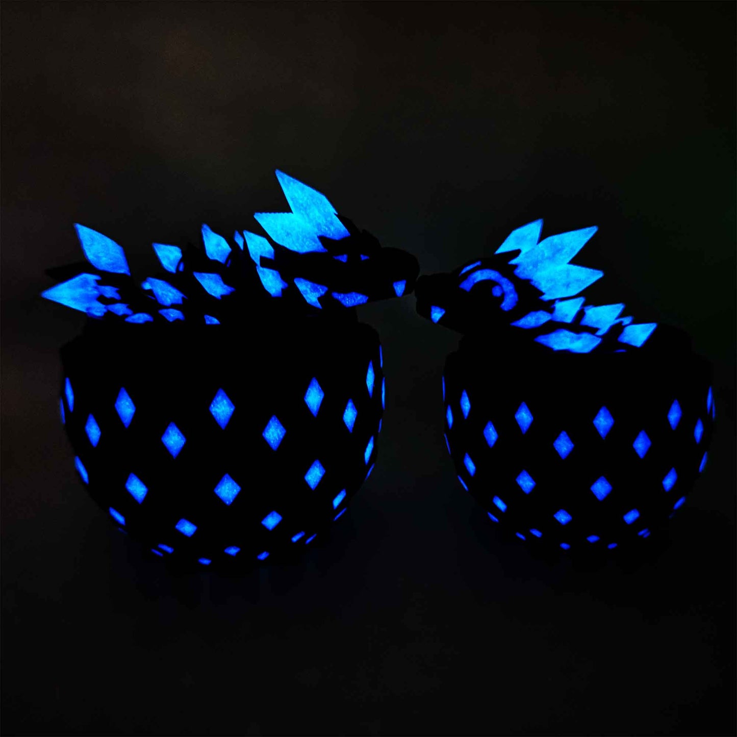 Flexibler Kristalldrache - Glow in the Dark Galaxy Nachtleuchtend