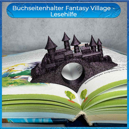 Buchseitenhalter Fantasy Village - Lesehilfe