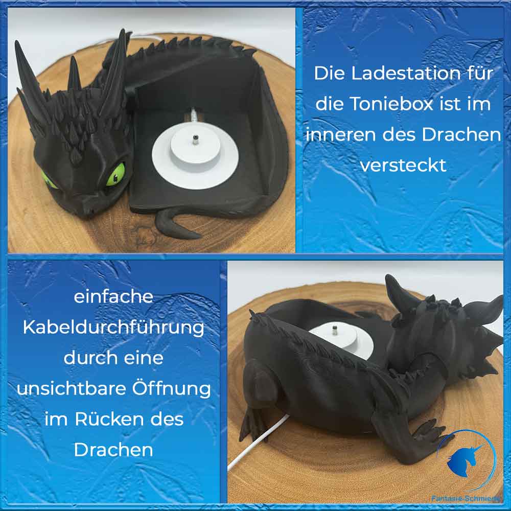 Drachenhalterung für die Toniebox