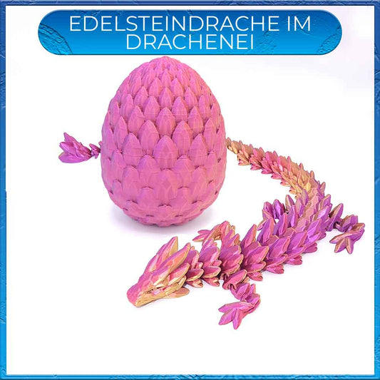 Edelsteindrache 35 cm - ohne Drachenei