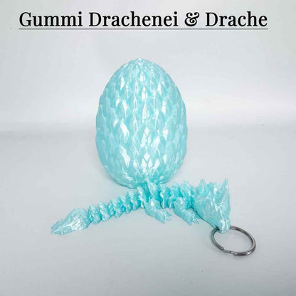 Flexibler Gummi Babydrache