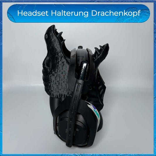 Headset Halterung Drachenkopf