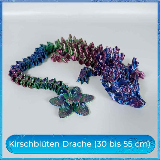 Kirschblüten Drache - optional im Drachenei