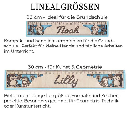 Einschulungs-Set mit personalisiertem Lineal, 3D-Stiftehalter, Gummi Drache & Drachenei