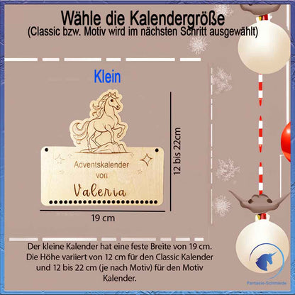 Adventskalender zum selbst befüllen - bis zu 6 Namen personalisierbar