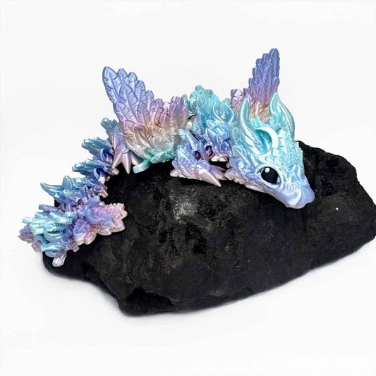 Beweglicher Baby Mond Drache mit Flügel
