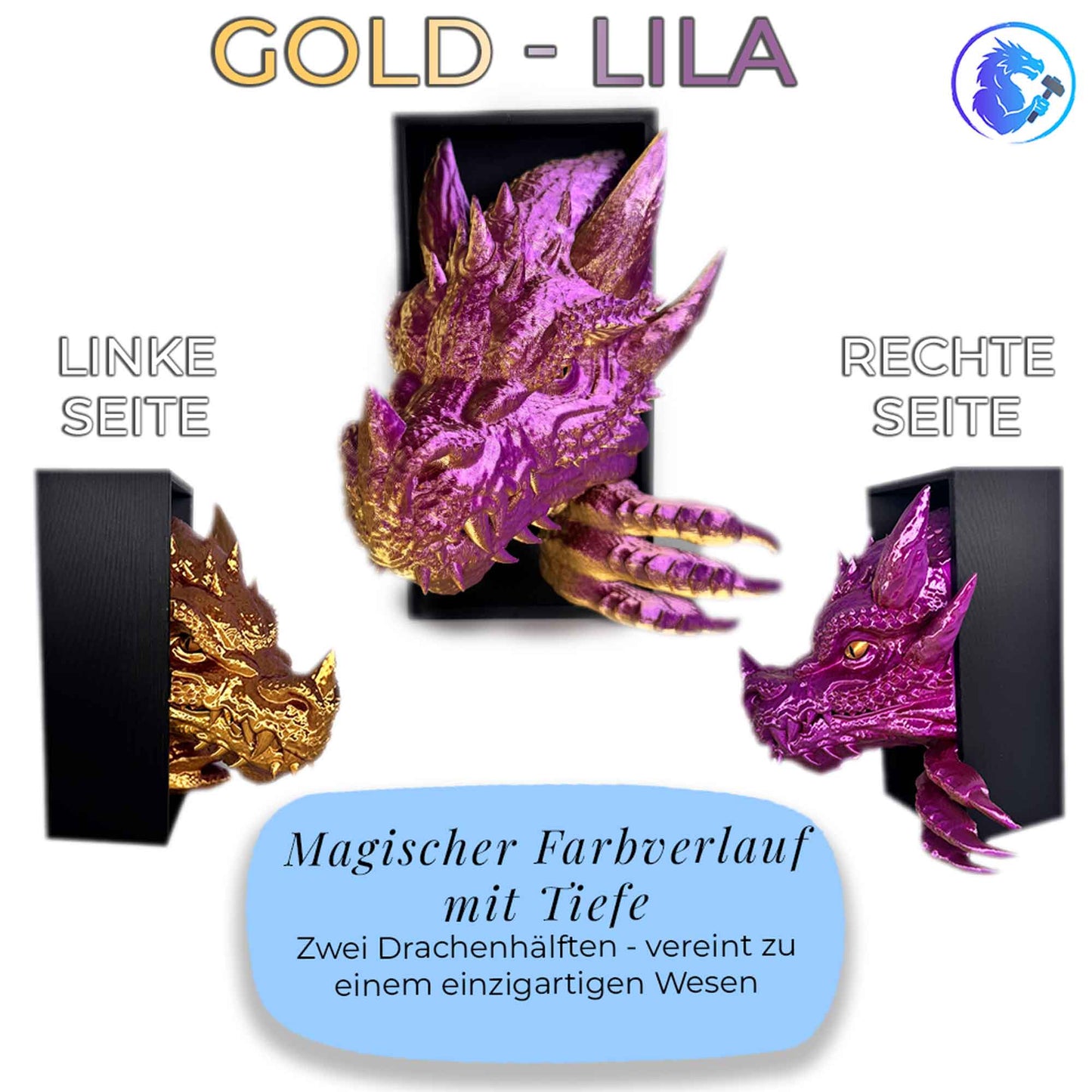 Drachen Book Nook – Magische 3D Bücherecke für dein Bücherregal