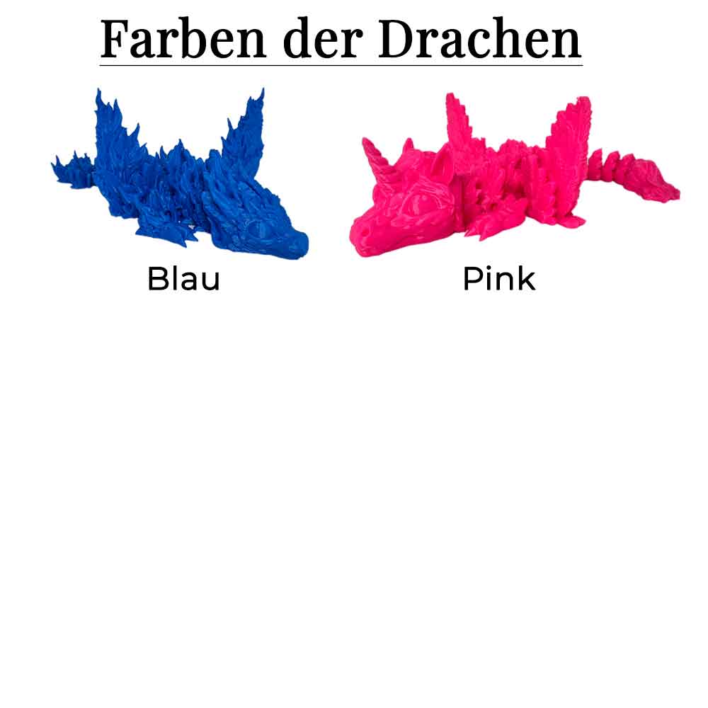 Flexibler Gummi Babydrache