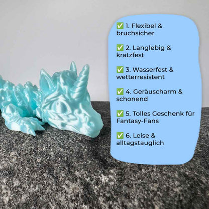 Flexibler Gummi Babydrache