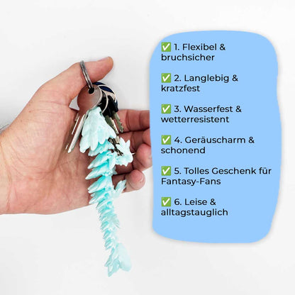Einschulungs-Set mit personalisiertem Lineal, 3D-Stiftehalter, Gummi Drache & Drachenei