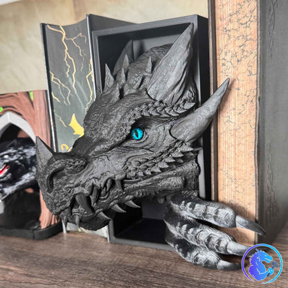 Drachen Book Nook – Magische 3D Bücherecke für dein Bücherregal