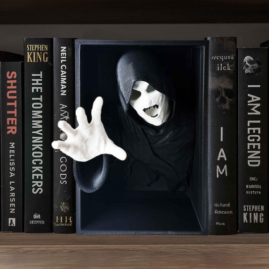 Void Reaper Book Nook - Gothic Bücherregal Einsatz mit Sensenmann