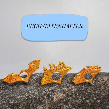 Buchseitenhalter  - Lesehilfe