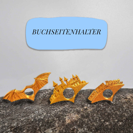 Buchseitenhalter  - Lesehilfe