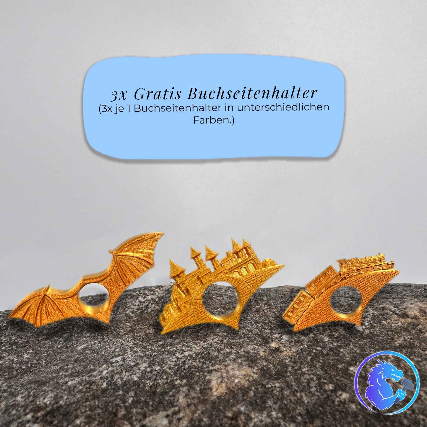 Drachen Book Nook – Magische 3D Bücherecke für dein Bücherregal